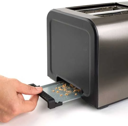 Skrudintuvas Black & Decker Juodas & Decker toster na 2 kanapki, 1000W, ES9600070B Juodas & Decker [BXTO1000E]