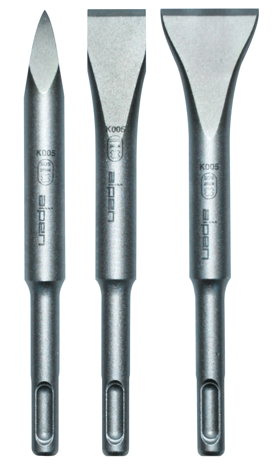 Alpen plokščias kaltas 20 x 140 MM, SDS- plus Kurzmeißel - 30 x 140 MM, smailus, 140 MM 3 dalių rinkinys Gewerbepack 98000013100