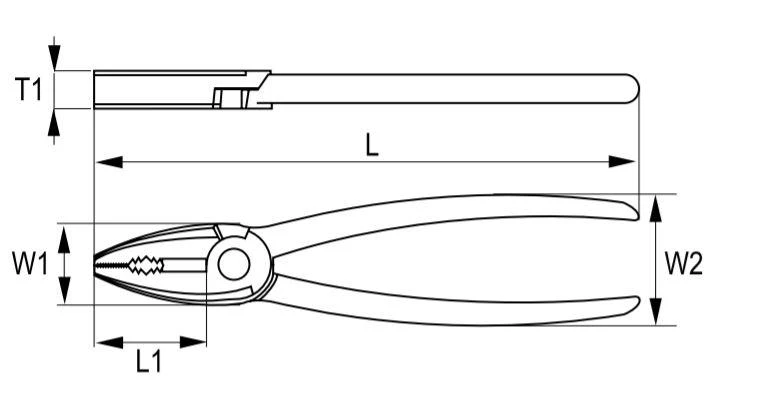 Kombinuotos replės 601 Irimo 180mm