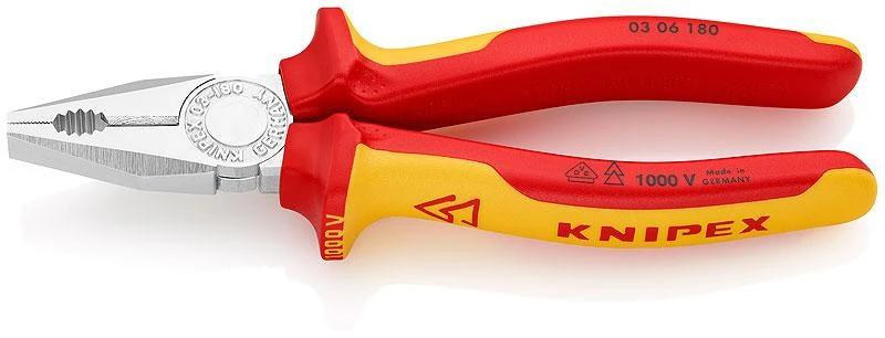 Kombinuotos replės elektrikams KNIPEX 0306160