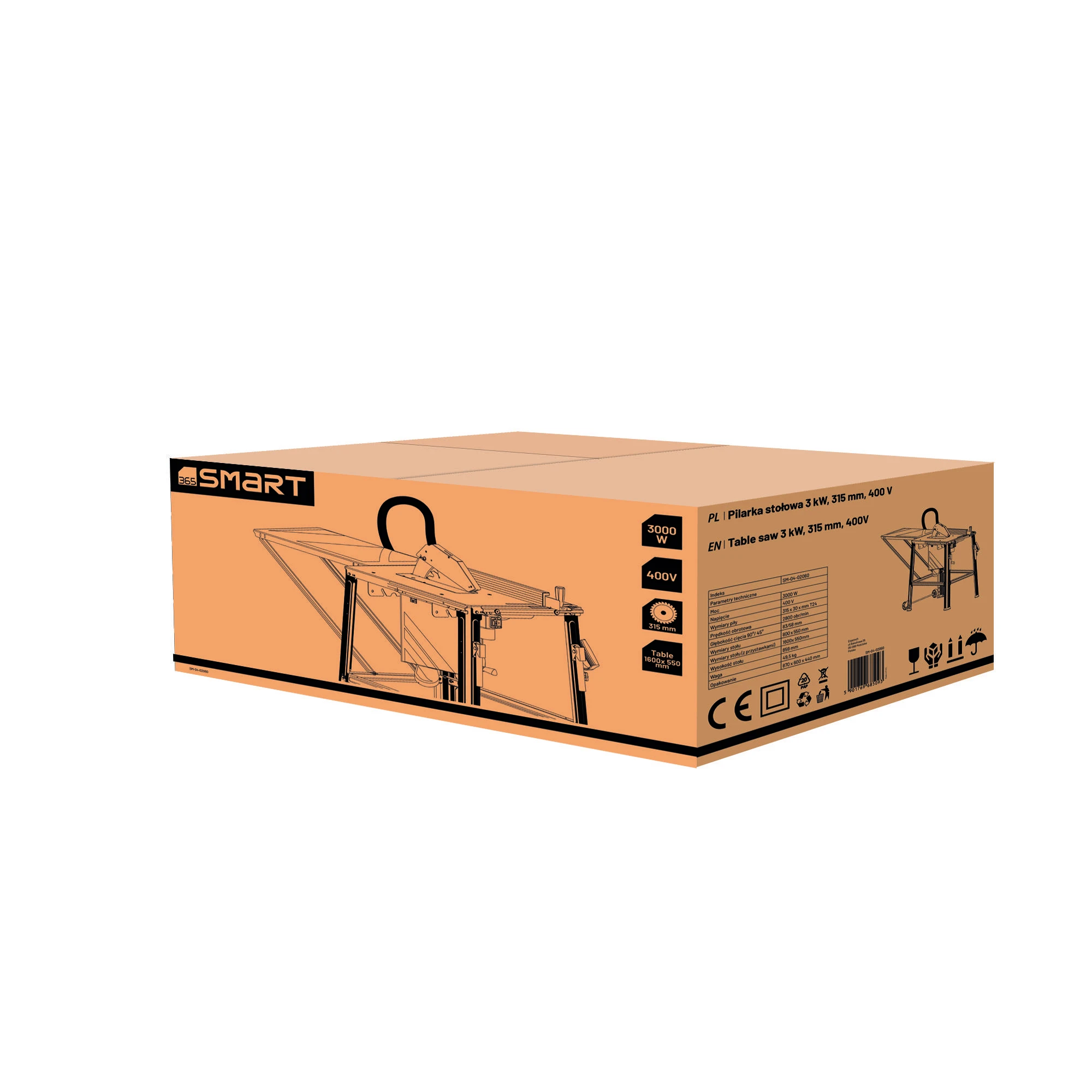 universalus stalo pjūklas 315/30mm, 3000W/400V 365 SMART [SM-04-02060]