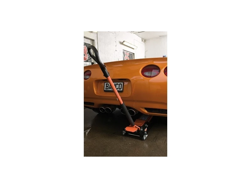 Bahco Hidraulinis keltuvas ant ratukų PRO 3t 830mm. Žemas įėjimas: min 90mm, max 552mm