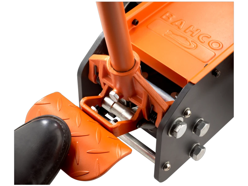 Bahco Hidraulinis keltuvas ant ratukų PRO 3t 830mm. Žemas įėjimas: min 90mm, max 552mm