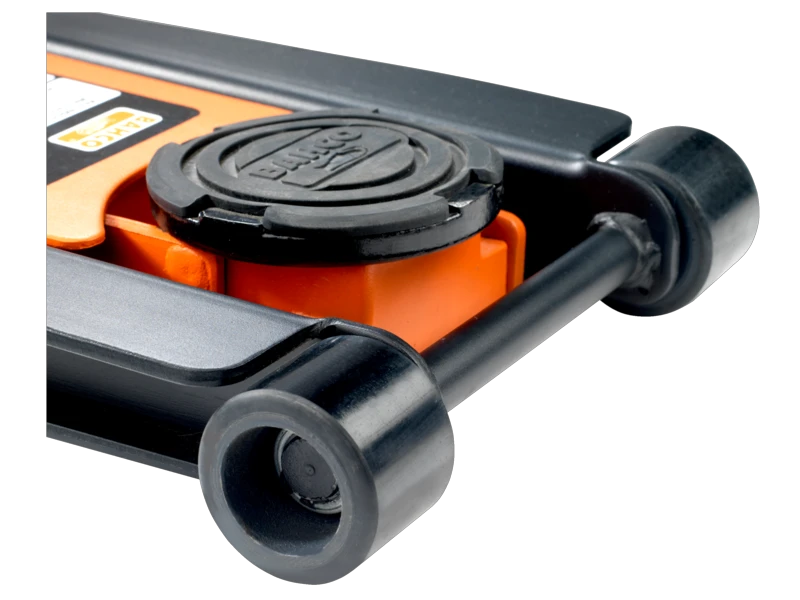 Bahco Hidraulinis keltuvas ant ratukų PRO 3t 830mm. Žemas įėjimas: min 90mm, max 552mm