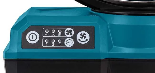 Makita CF001GZ Ventiliatorius XGT, 40V Max, 235mm su automatinio sukiojimo funkcija, "Z" versija - komplektuojamas be akumuliatoriaus ir kroviklio