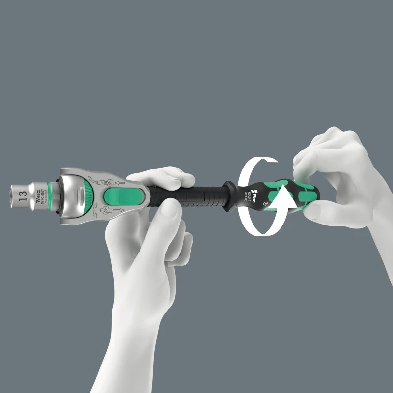 Wera 8100 SA 2 Zyklop sukimo raktų rinkinys, 1/4", 42 dalių