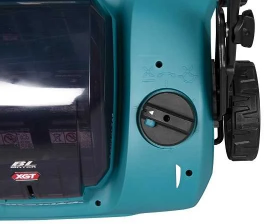 Makita UV001GZ akumuliatorinis skarifikatorius 40Vmax, XGT, BL variklis, plotis 38 cm, žolės surinktuvas 50 l