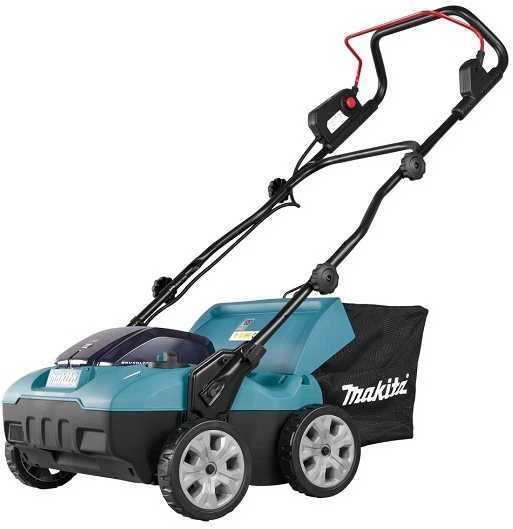 Makita UV001GZ akumuliatorinis skarifikatorius 40Vmax, XGT, BL variklis, plotis 38 cm, žolės surinktuvas 50 l