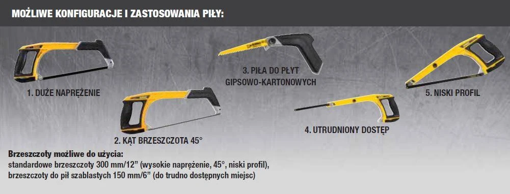 Rankinis pjūklas DeWalt DWHT020547; 300 mm