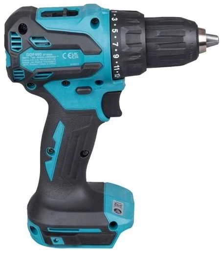 Makita DDF490Z Akumuliatorinis gręžtuvas 18V, BL, 13mm, 65 Nm, Be akumuliatorių ir kroviklio!