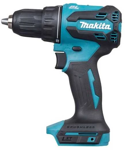 Makita DDF490Z akumuliatorinis suktuvas profilyje