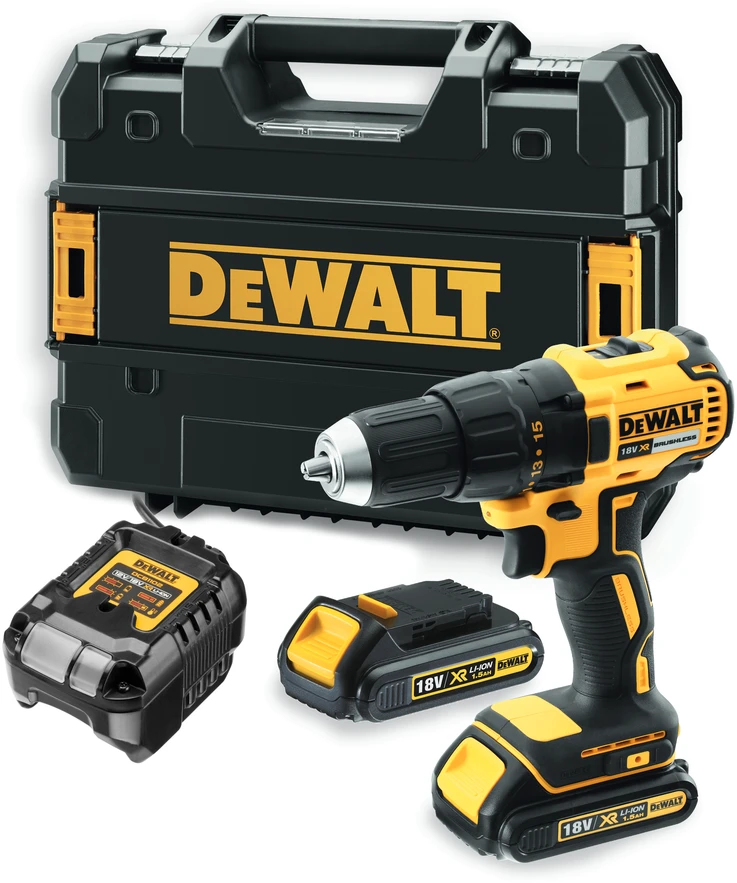 Suktuvas-gręžtuvas DeWalt DCD777D2T; 18 V; 2x2,0 Ah akum.