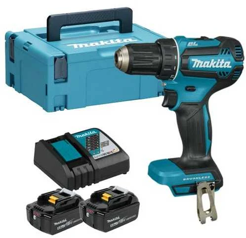 Makita DDF485RTJ suktuvas su lagaminu ir dviem akumuliatoriais
