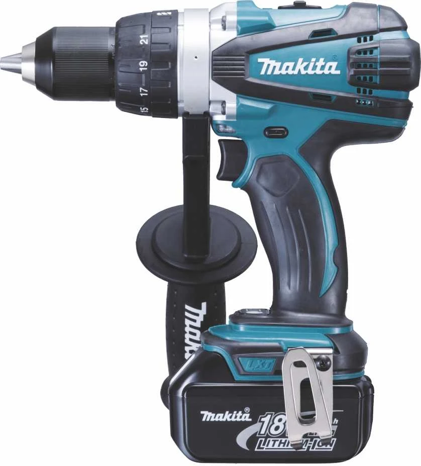 Makita Gręžtuvas-suktuvas DDF458RTJ, 18V/5.0Ah, lagaminas
