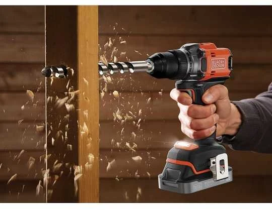 juodas+decker Cordless Drill Driver 18V BLD682XN-XJ Juodas+DECKER
