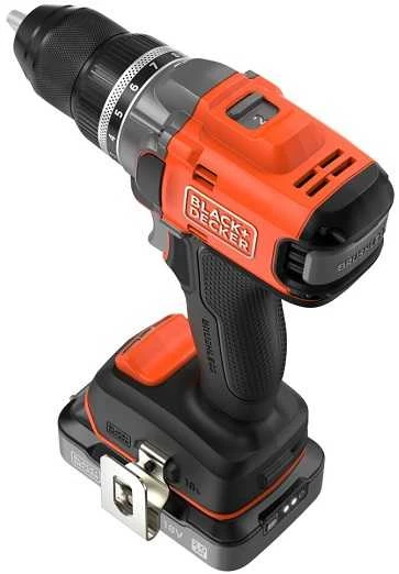 Black & Decker wiertarko-wkrętarka akumuliatorinė 18V Juodas & Decker [BLD682D1XK-QW] 2,0Ah