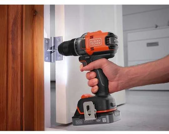 juodas+decker Cordless Drill Driver 18V BLD682XN-XJ Juodas+DECKER