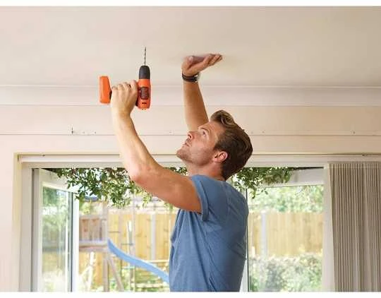 Black & Decker Juodas & Decker wiertarko-wkrętarka akumuliatorinė 7,2V, Juodas & Decker [BDCD8-QW] 1,5Ah, Li-Ion