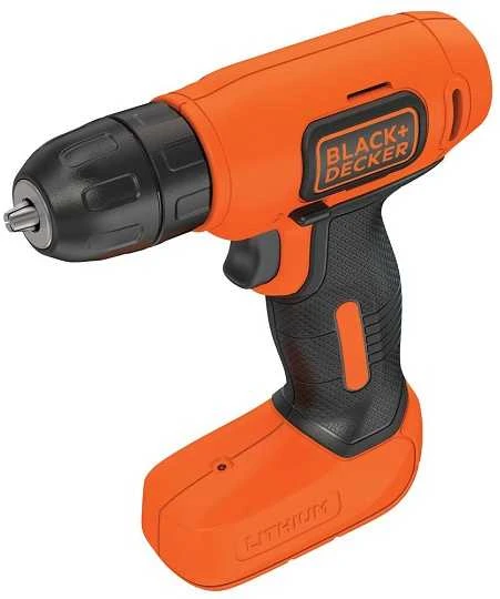 Black & Decker Juodas & Decker wiertarko-wkrętarka akumuliatorinė 7,2V, Juodas & Decker [BDCD8-QW] 1,5Ah, Li-Ion