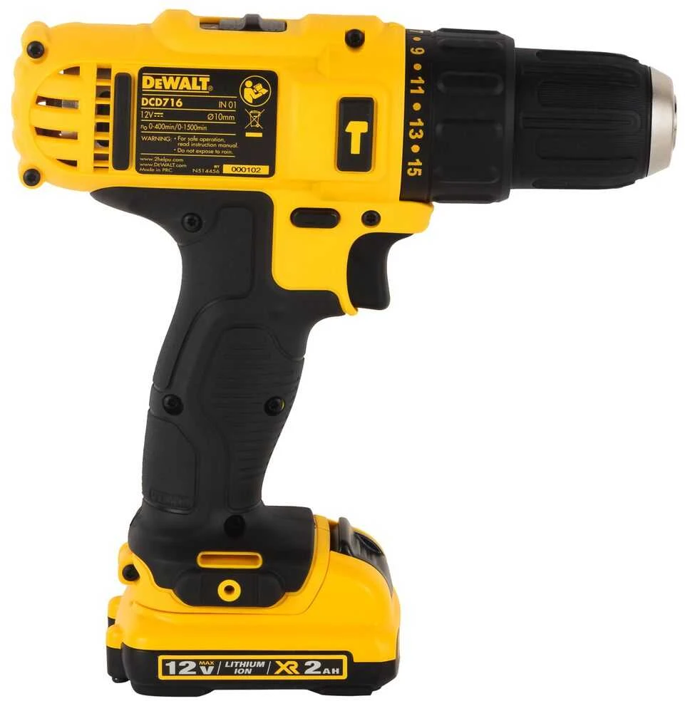 Suktuvas - gręžtuvas DeWalt DCD716D2-QW