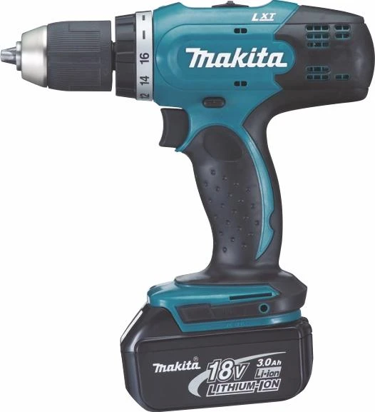 MAKITA suktuvas - gręžtuvas DDF453Z be akumuliatoriaus ir kroviklio