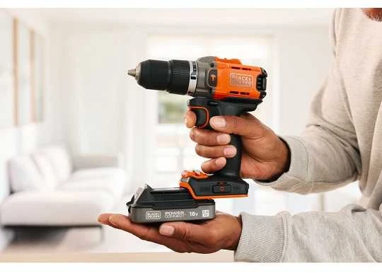 Black & Decker Juodas & Decker Juodas & DECKER 18V akumuliatorinis gręžtuvas (be akumuliatoriaus ir įkroviklio) | BCD383XN-XJ