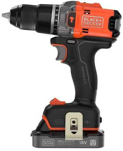 Black & Decker akumuliatorinis gręžtuvas 18V su baterija
