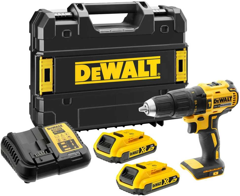 Grąžtas Smūginis suktuvas-gręžtuvas DeWalt DCD778D2T-QW; 18 V; 2x2,0 Ah akum.