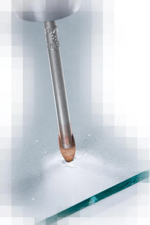 grąžtas stiklui su Widia plokšte 5,0 mm Profi Glass Alpen [0028900500100]