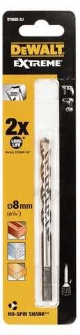 Wiertło DEWALT GRĄŽTAS MŪRUI 8x120mm EXTREME