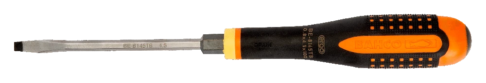 Bahco Kalamas atsuktuvas ERGO™ plokščias su 14mm šešiakampiu koteliu 1.6x8x150mm