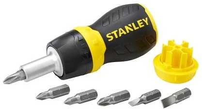 STANLEY WKRĘTAK MULTIBIT Z/G KRÓTKI + 7KOŃCÓWEK