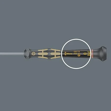 Atsuktuvas kryžminis 1550 Micro PH0x60mm 030111 Wera