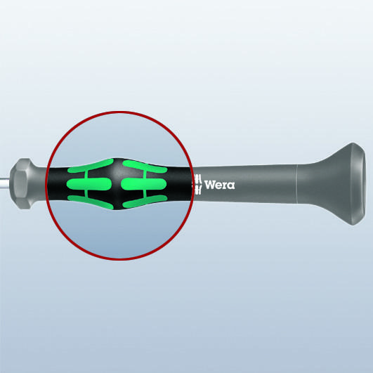 Šešiabriaunis atsuktuvas 2,0mm/60 2054, Wera