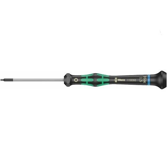 Šešiabriaunis atsuktuvas 1,5mm/60 2054, Wera