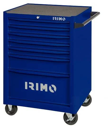 Irimo įrankių vežimėlis ant ratukų, 7 stalčiai, mėlynas, 208 įrankiai/priedai