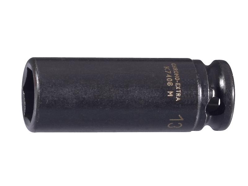 Galvutė smūginė šešiakampė 1/2" ,prailginta, 12mm K7806M Bahco