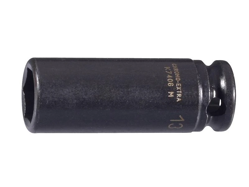 Galvutė smūginė šešiakampė 1/2" ,prailginta, 13mm K7806M Bahco