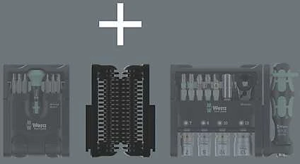 Wera 9550 įrankių patikros modulinis Vyris