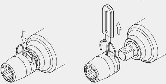 Apsauginis kaištis 1 1/2" smūginiams lizdams iki 90 mm Koken [C71]