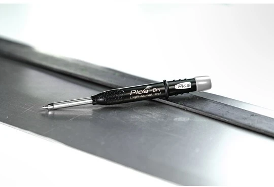 Pica Marker HiKOKI | PICA žymeklis, sausas metalinis rašiklis 2,8 mm 2B švino ir rašiklio adatos pakabinimas