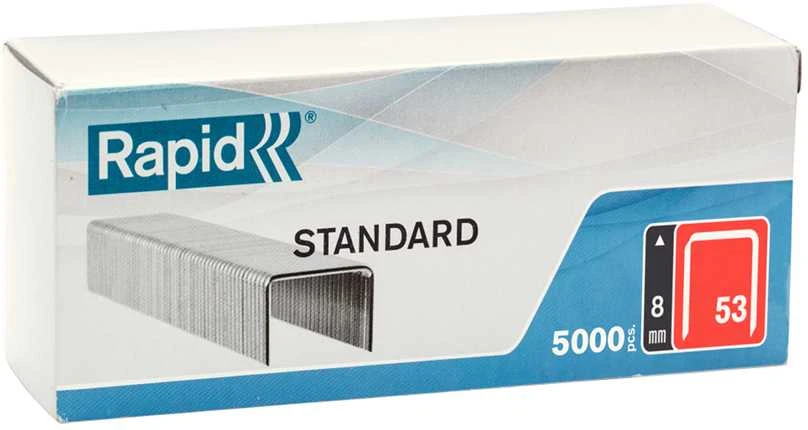 Kabės Rapid Standart, 53 tipo, 8mm, 5000vnt