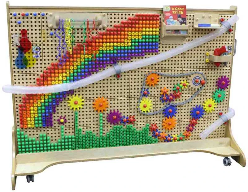 MASTERKIDZ laisvai pastatoma kūrybinė STEM mokymosi lenta 166 x 125