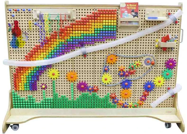 MASTERKIDZ laisvai pastatoma kūrybinė STEM mokymosi lenta 166 x 125