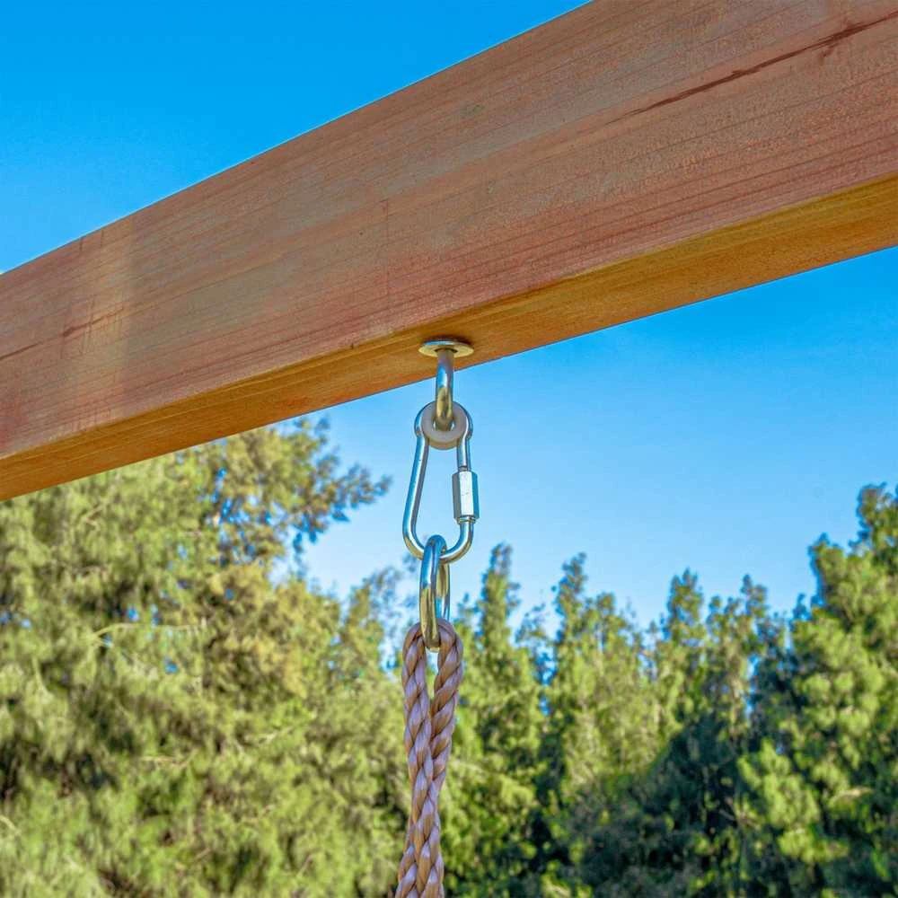 AXI Medinė Žaidimų aikštelė Mitch - Sūpynės, Čiuožyklos, Laipiojimo Sienelė