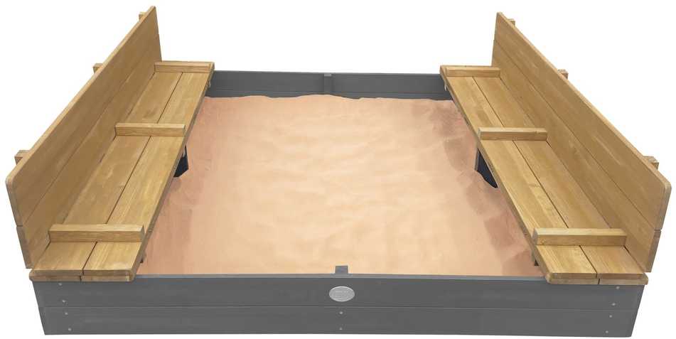 AXI smėlio dėžė XXL Ella 150 x 150 pilka