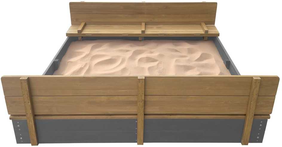 AXI smėlio dėžė XXL Ella 150 x 150 pilka