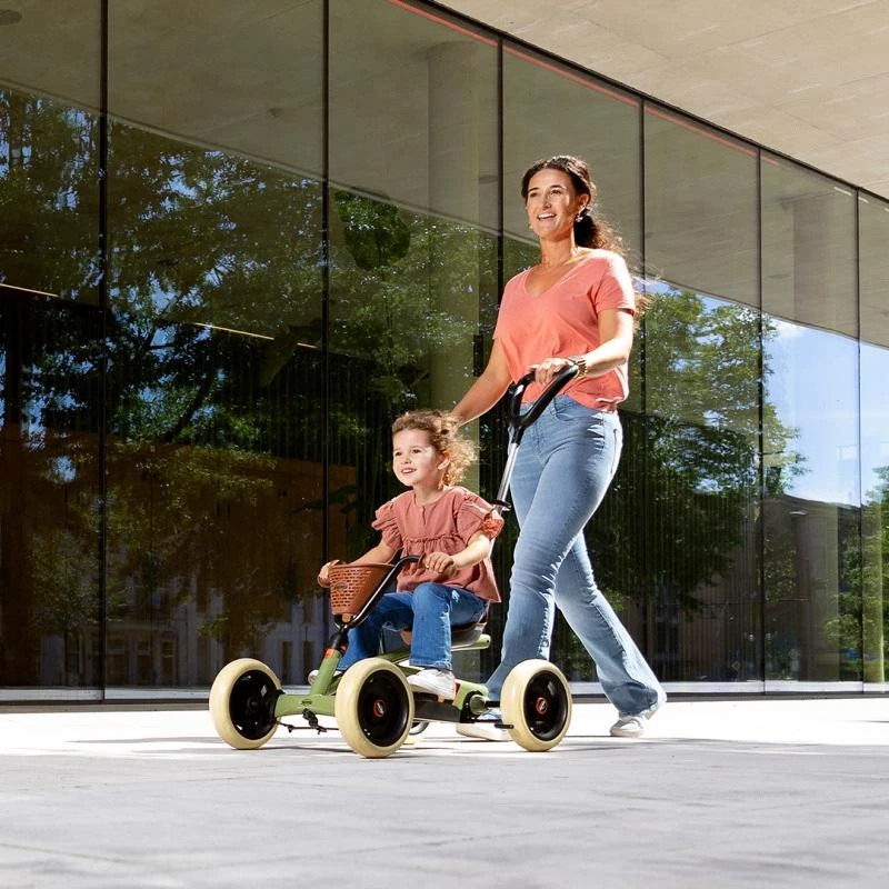 Mašinėlė vaikams BERG Buzzy Retro 2-in-1 Žalias
