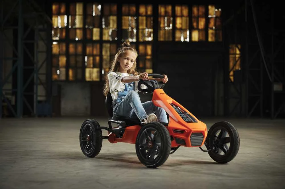 BERG Rally NRG oranžinis mašinėlė-kartingas