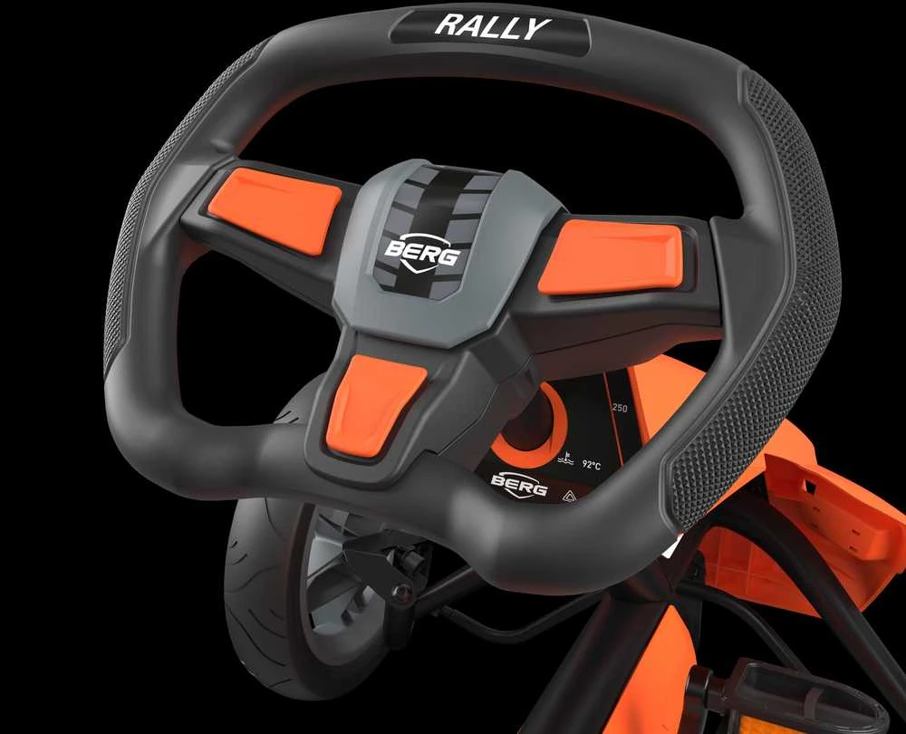 BERG Rally NRG oranžinis mašinėlė-kartingas